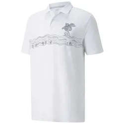Puma Golf Herren Cloudspun Oasis Polo (533789) weiss