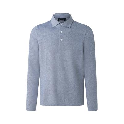 Poloshirt MAERZ MUENCHEN "Maerz Muenchen 642101 Poloshirt Herren Bekleidung", Herren, Gr. 52, blau (dunkelblau), 100% Baumwolle, Shirts