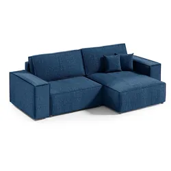 ECKSOFA Isaac 3 Sitzplätze Blau