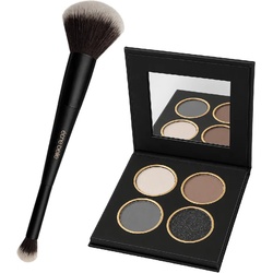 SET - être belle Lidschatten-Palette Velvet Glow (02) & Pinsel