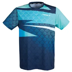Tibhar TT-Shirt Corner marine/türkis S - S