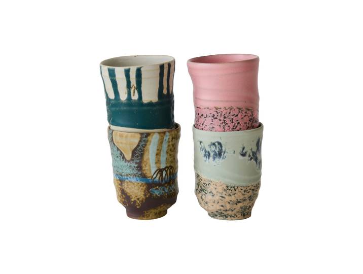 HK LIVING - Mug Artist ceramics - Multicolore - Grès émaillé