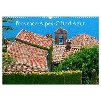 Provence-Alpes-Côte d’Azur (Wandkalender 2026 DIN A3 quer), CALVENDO Monatskalender