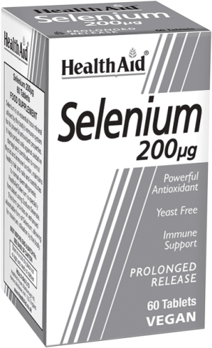 HealthAid Selenium 200 mg 60 Tablets