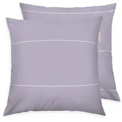 Tom Tailor Soft-Renforcé Kissenhülle MIG Soft Lilac 40x40 cm