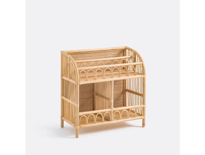 LA REDOUTE Etagère vintage en rotin, Minetta Beige