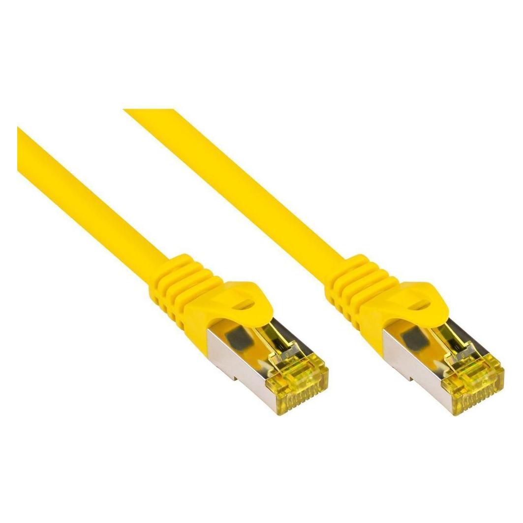 Varia SO-36224 - Patchkabel Cat.7, S/FTP, 1,5m, gelb (S/FTP, CAT7, 1.50 m) (SO-36224)