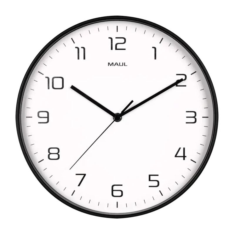 Maul Wanduhr MAULdrip, 30 cm, Quarzuhr, ohne Batt.,schwarz