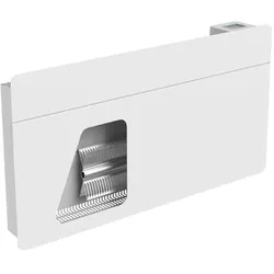 Warm Tech Elektrischer Wandkonvektor – 1500 W – – 230 V – Bis zu 40 m3 – Weiss, Heizkörper, Weiss