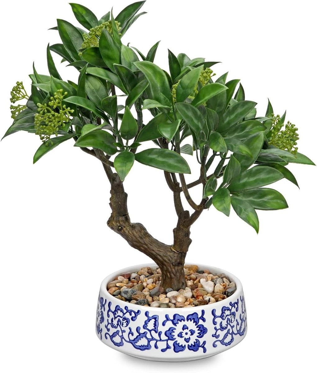 Realistische Kunstplant Bonsai Boom in Pot - Groen