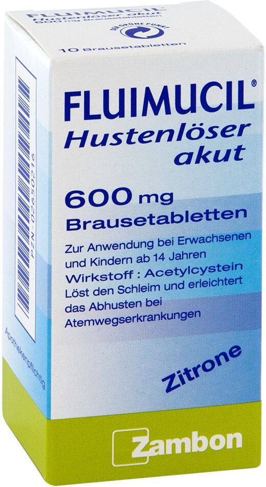Fluimucil Hustenlöser akut 600mg 10stk