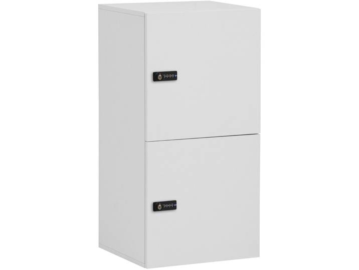Garderobenschrank Dorla weiss Holzwerkstoff B 45.4 cm H 92.6 cm - Garderobenschrank