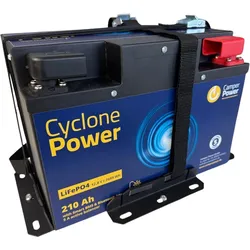 CamperPower Batteriehalterung universell für AGM, Gel, LiFePO4 Batterien
