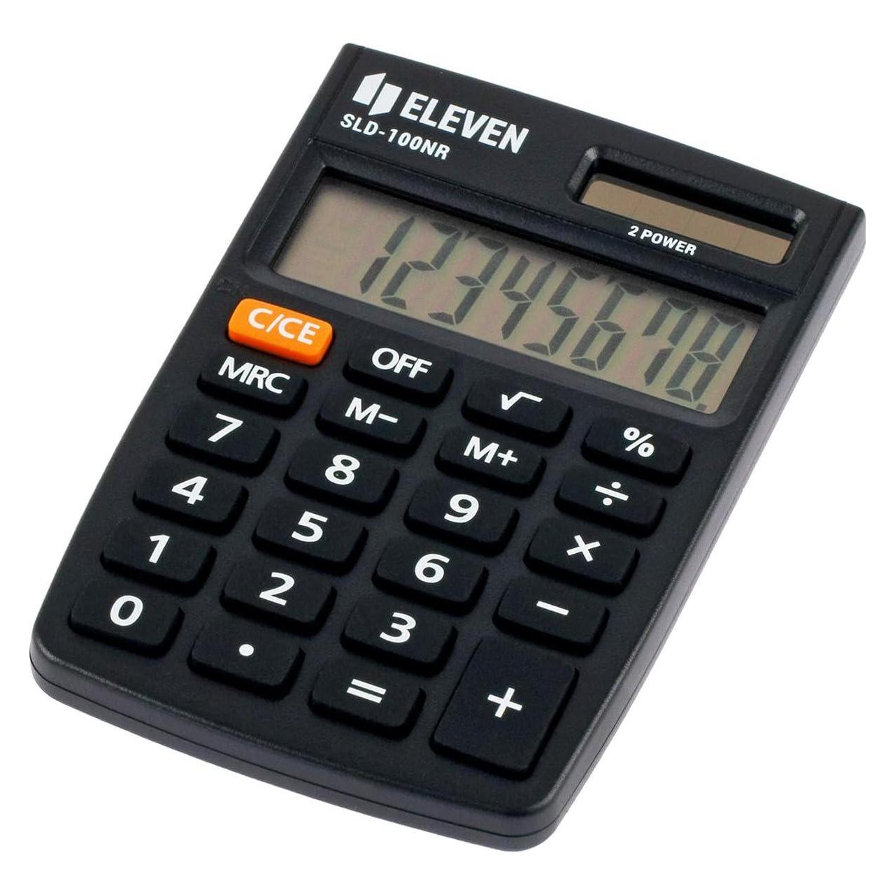 Eleven SLD-100NR-Rechner (Batteriebetrieb, Solarenergie) (Eleven SLD-100NR)