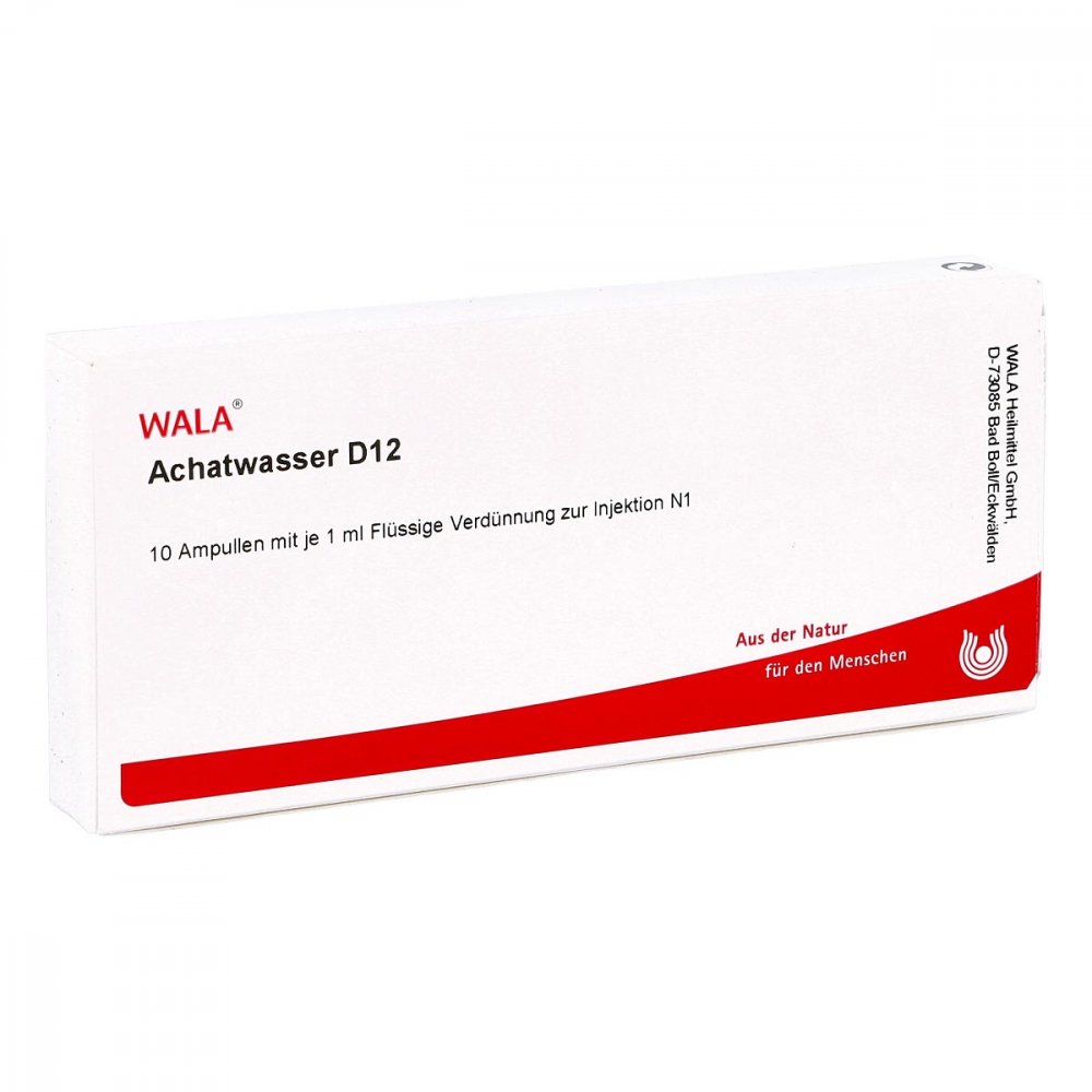 WALA Heilmittel GmbH Achatwasser D12 Ampullen 00436499