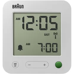BRAUN Digitaler Funkwecker - weiß