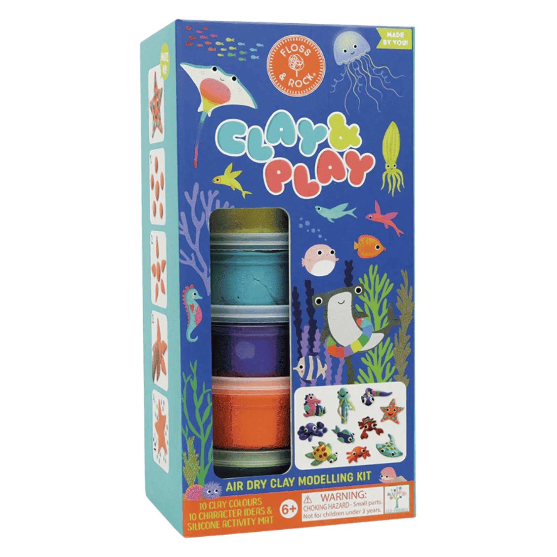 Floss & Rock Clay & Play Rainbow Ocean (50P6135)