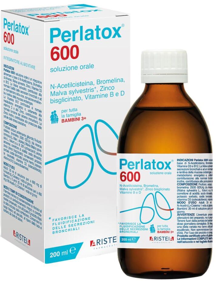 ARISTEIA FARMACEUTICI Srl Perlatox 600, 200 ml
