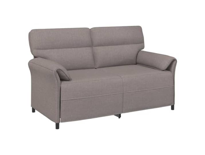Todiikf Modernes Stoffsofa Couch mit Metallrahmen Fuer Wohnzimmer Bequeme Sitzgelegenheit mit Schaumstoffkissen und klappbaren Armlehnen fuer Wohnzimmer, Schlafzimmer oder Arbeitszimmer.