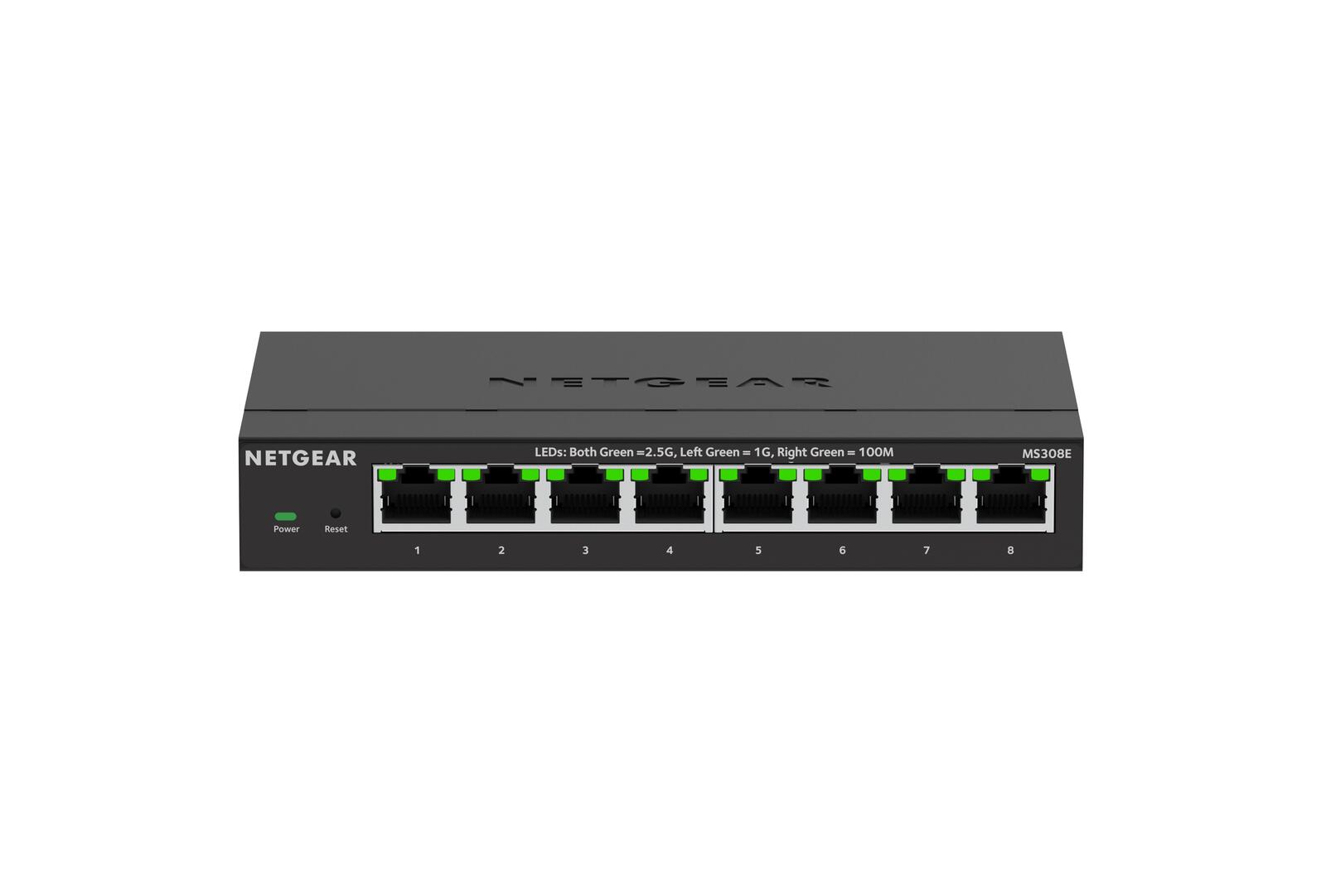 Netgear 8-Port Multi-Gigabit (2,5G) Ethernet Easy Smart Managed Essentials Switch MS308E-100EUS