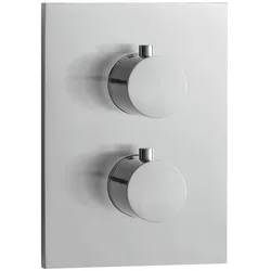 Herzbach Design IX Thermostatarmatur Unterputz Fertigset 2 square plus, 17.503050.2.09 17.503050.2.09