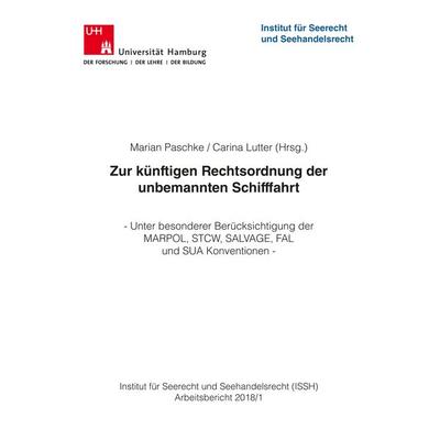 Zur künftigen Rechtsordnung der unbemannten Schifffahrt, Taschenbuch von , BoD – Books on Demand, 978-3-7528-6547-9