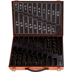 Bohrer-Magazin HSS-R 170tlg 1-10/0,5 mm ECO