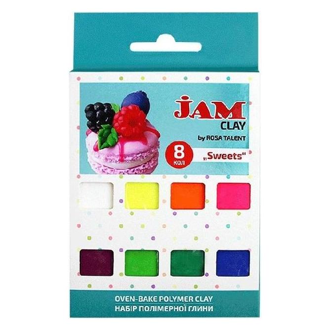 Rosa Süssigkeiten Polymer-Modelliermasse 8x20g (54611762)