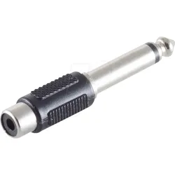 SHVP BS57000 - Klinkenstecker Mono 6,3mm auf Cinchkupplung