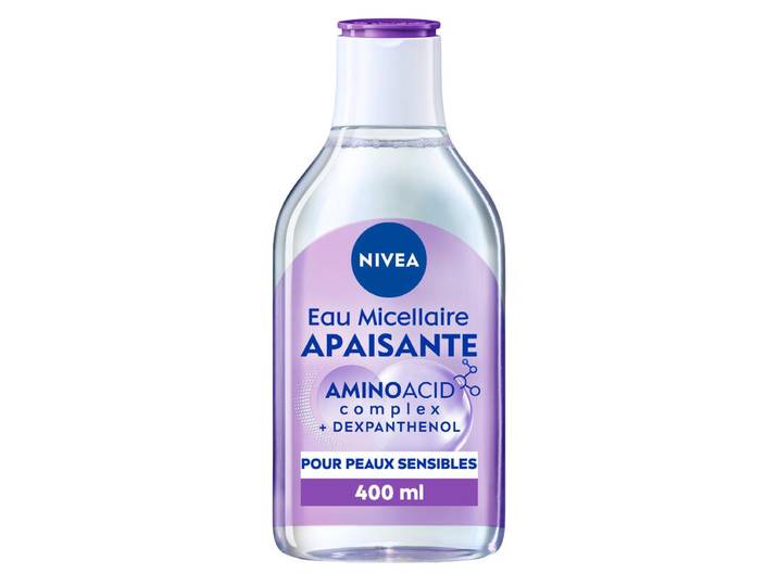 NIVEA Eau micellaire visage apaisante pour peaux sensibles 400 ml
