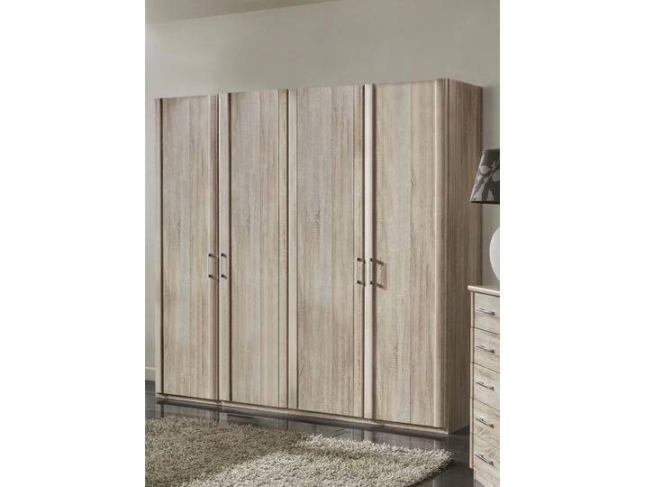 Kleiderschrank WIEMANN Meran , beige (eiche, sägerau), B:197,3cm H:196cm T:58cm, Holzwerkstoff, Schränke, Kleiderschrank