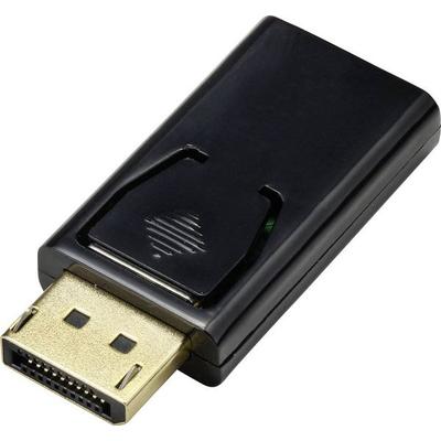 Renkforce RF-4746622 HDMI / DisplayPort Adapter [1x DisplayPort Stecker - 1x HDMI-Buchse] Schwarz