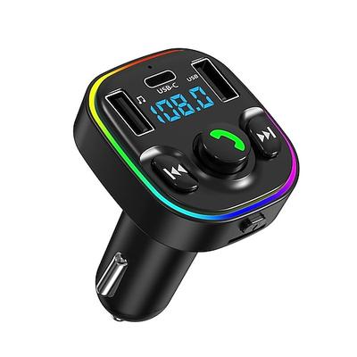 FM-Transmitter Bluetooth-Auto-Kit Auto Freisprechanlage Bluetooth Kurzschlussschutz Multi – Ausgabe Kartenleser Lautsprecher Auto