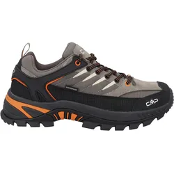 CMP Campagnolo, Herren, Wanderschuhe, Rigel 2.0 Low Trekking Shoes WP (45), Braun, Schwarz, Grau, Rot
