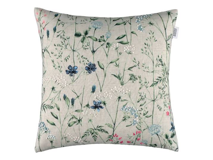 Housse de coussin Herbarium Multicolore/Multicolore 45 x 45 x 0cm Tissu mélangé