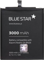 Bluestar vervangingsaccu compatibel met Xiaomi Redmi 5A, 3000mAh, Li-ion, model BN34