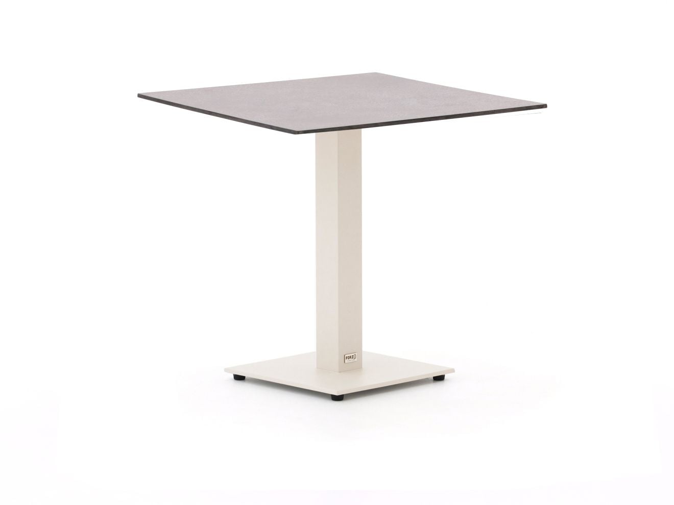 Forza Furniture Tuineettafel Forza Vierkant Bruin B/D/H: 70 x 70 x 70 cm