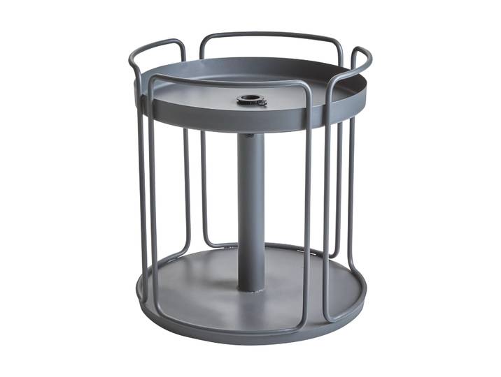 Brafab Shady bijzettafel en parasolvoet Anthracite