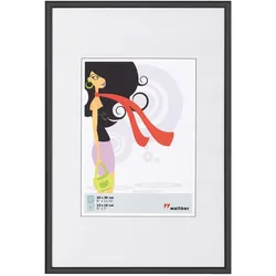 Walther New Lifestyle Kunststoff-Rahmen 020X030 SCHWARZ
