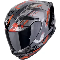 Scorpion Exo-391 Clutter Integralhelm schwarz-rot - L (59/60)