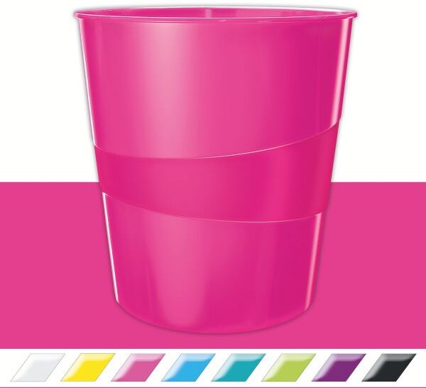 Leitz Wow Papirkurv   Pink