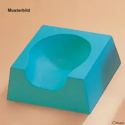 Röntgenkopfteil Nr. 9 anthrazit (antistatisch) 25 x 25 x 10 cm dicht für Rückenl...