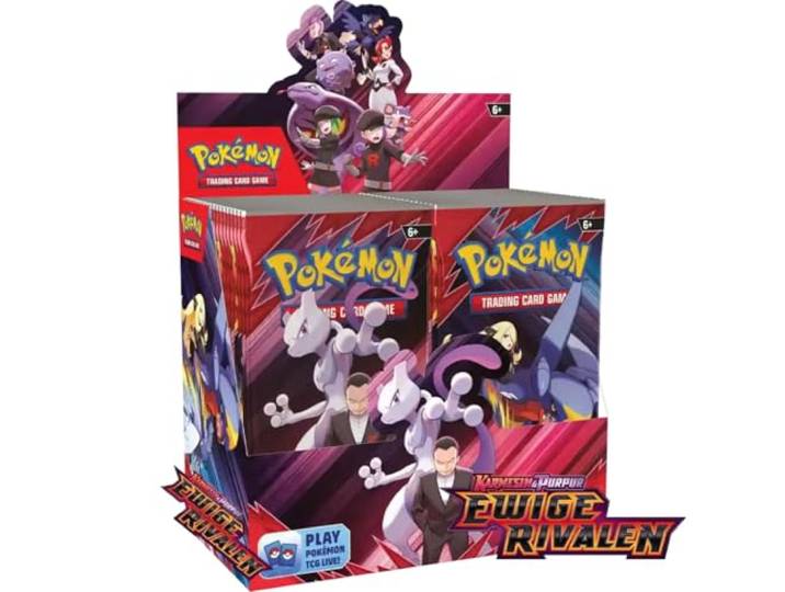 Pokémon Sammelkartenspiel - KP10 Karmesin und Purpur - Ewige Rivalen, Booster Display 36 Boosterpacks