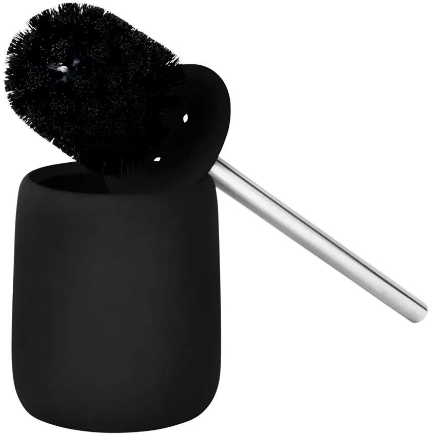 Blomus Sono Free Standing Toilet Brush Black 39cm H X 11.4cm W