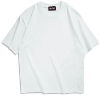 FusionFolio Oversized Summer T Shirts For Women & Men Streetwear Tees white m