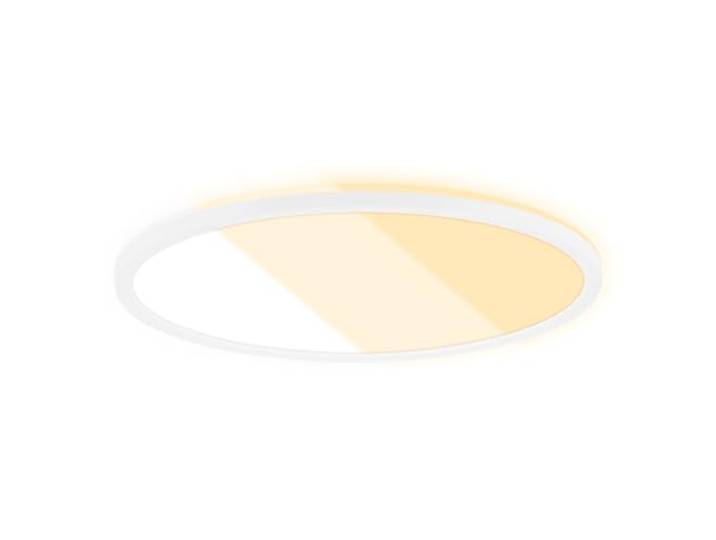 BRILONER - Plafonnier LED pour salon\, Plafonnier LED\, Lampe LED plate\, Lampe de salon\, Panneau LED\, Réglable en couleur de lumière\, Rétroéclairage\, Blanc