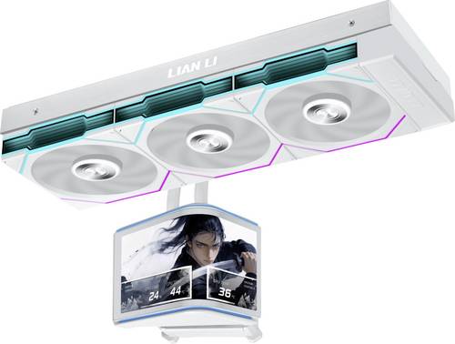 Lian Li HydroShift II OLED Curved 360 UNI FAN TL FLEX PC-Wasserkühlung Weiß