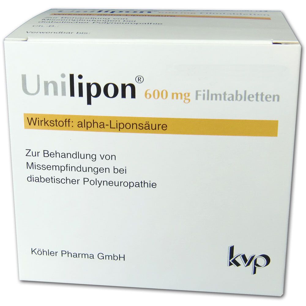Unilipon 600 mg Filmtabletten 100 St
