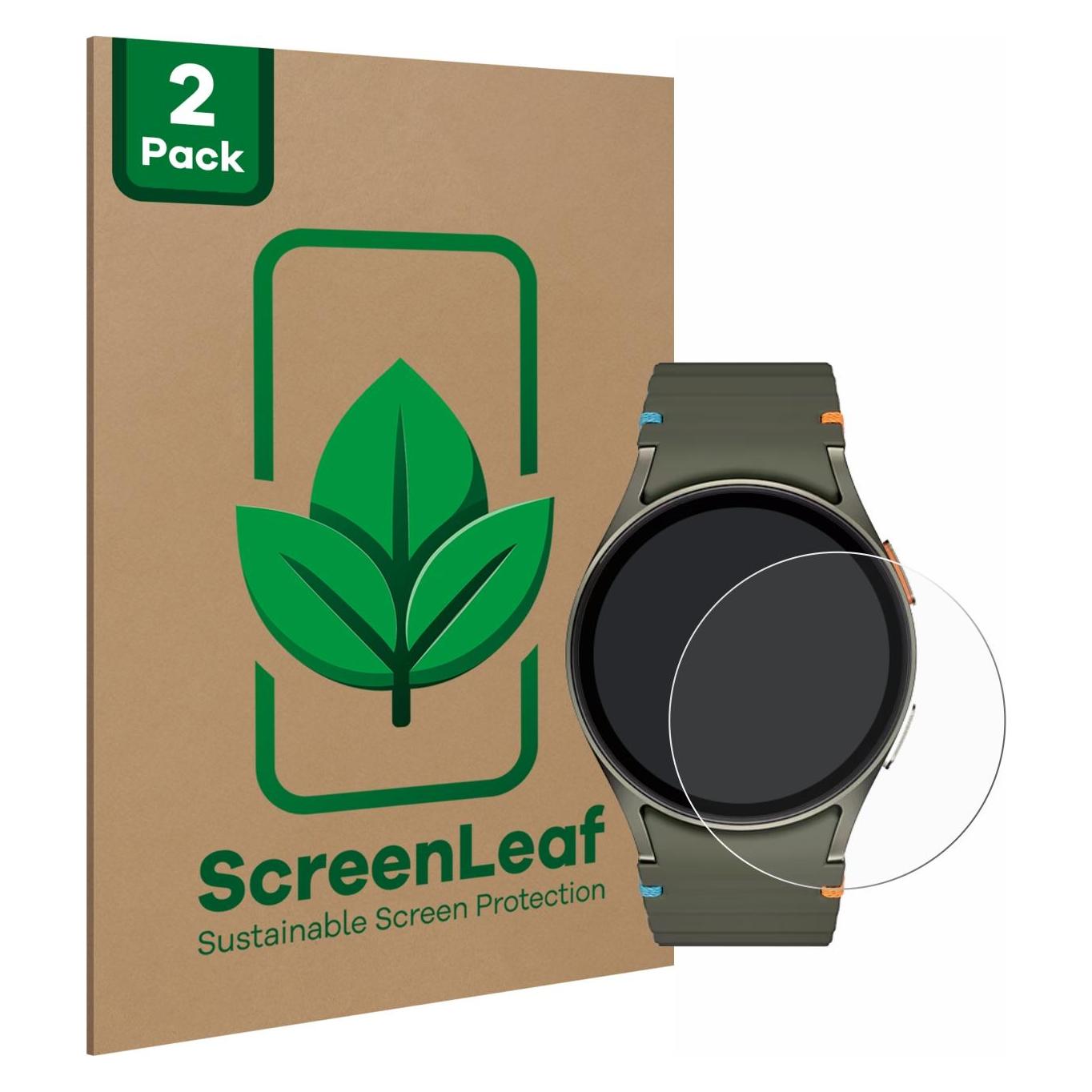 ScreenLeaf Schutzfolie für Samsung Galaxy Watch 6 / 7 / 8 / 9 (40 mm) Displayschutz Display Schutz Folie Klar (6155616)