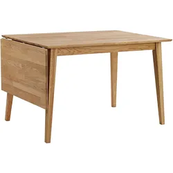 Esstisch Filippa aus Eiche, klappbar im skandinavischen Stil, natur, für 4–6 Personen